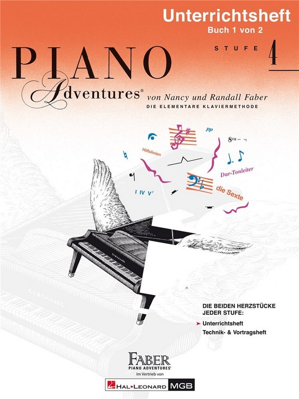 Piano Adventures Stufe 4 -  Unterrichtsheft Band 1