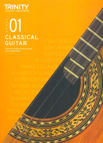 Trinity Classical Guitar Exam Pieces 2020-2023 Grade 1