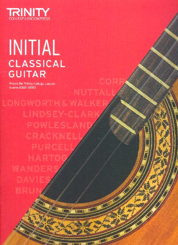 Trinity Classical Guitar Exam Pieces 2020-2023 Initial