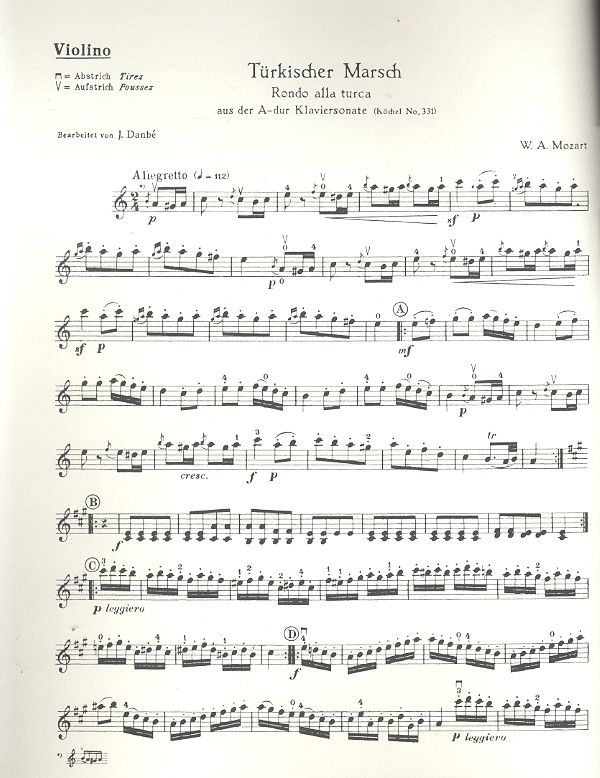 Türkischer Marsch KV331 Rondo alla turca