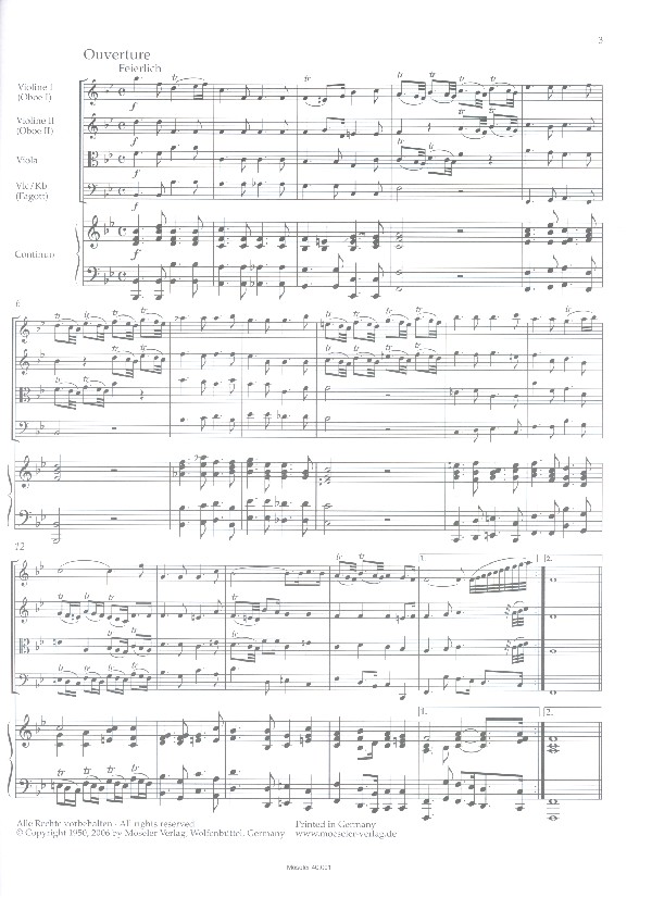 Alcina-Suite Ouvertüre und Tänze