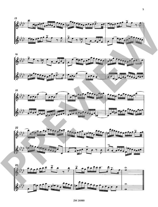 15 zweistimmige Inventionen BWV772-786