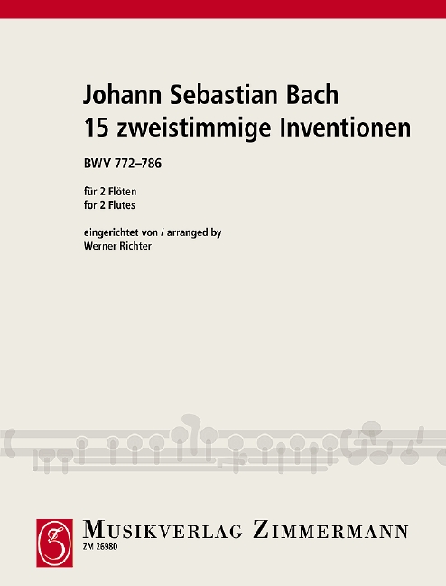 15 zweistimmige Inventionen BWV772-786