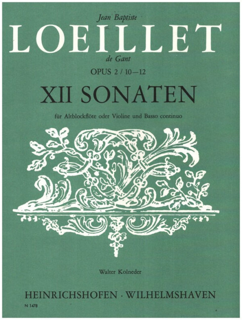12 Sonaten op.2 Band 4 (Nr.10-12)