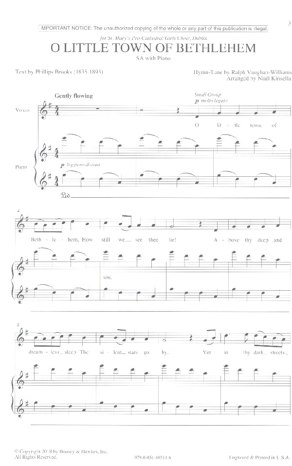 O little Town of Bethlehem