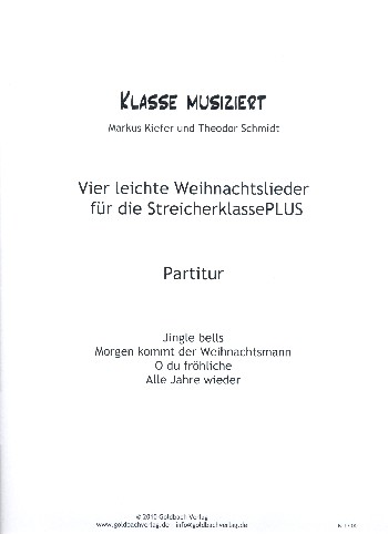 4 leichte Weihnachtslieder