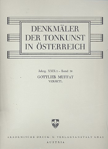 12 Toccaten und 72 Versetl