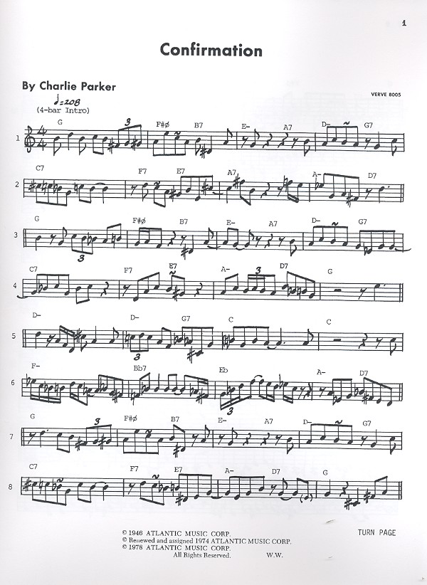 Charlie Parker Omnibook: