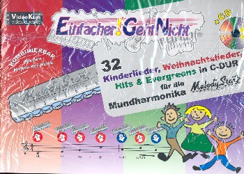 32 Kinderlieder, Weihnachtslieder, Hits & Evergreens in C-Dur (+CD):