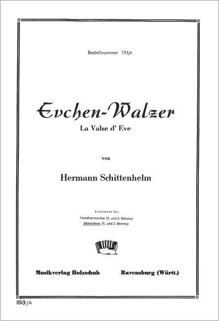 EVCHEN-WALZER FUER AKKORDEON