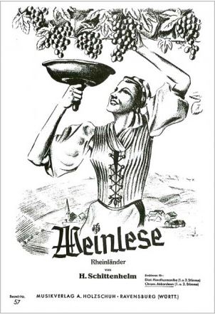 Weinlese Rheinländer fuü