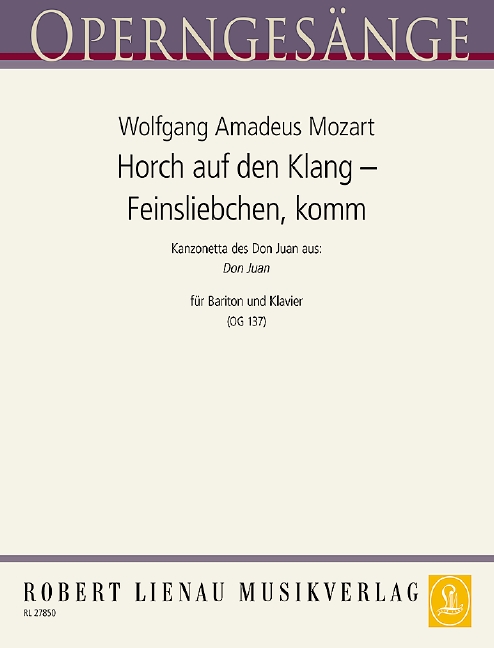 Horch auf den Klane (aus 'Don Giovanni')