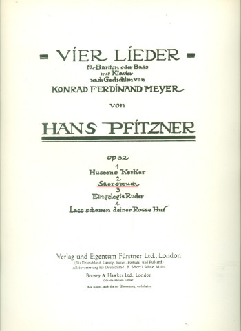 4 Lieder op. 32,2