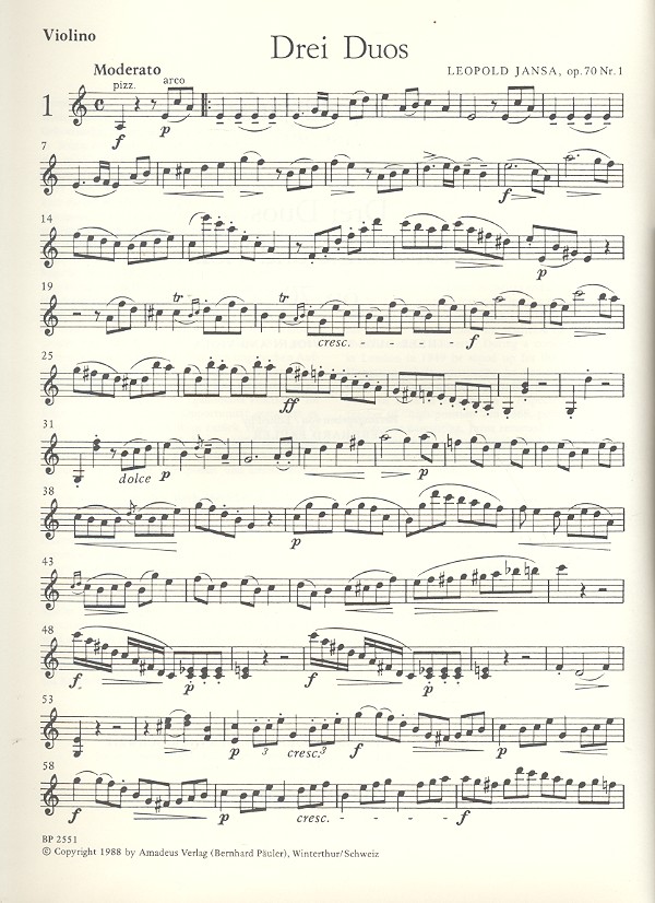 3 Duos op.70