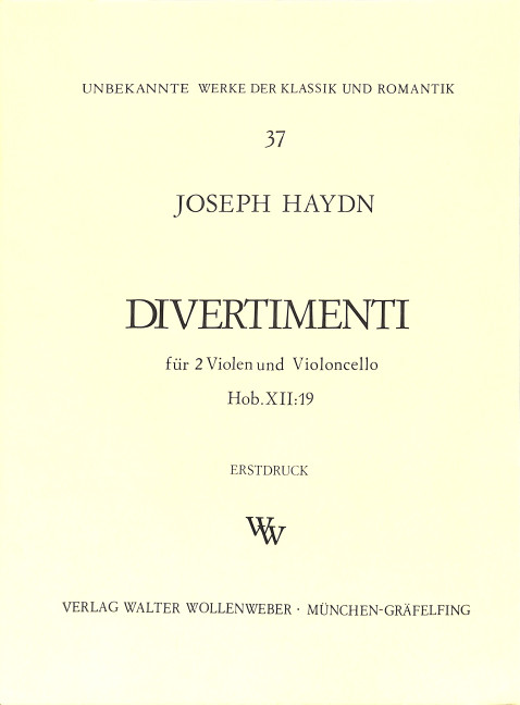 Divertimenti Hob.XII:19 für 2 Violen