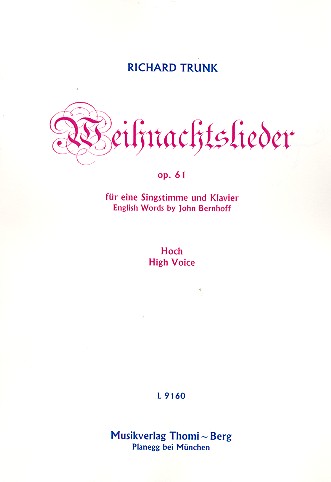 Weihnachtslieder op.61