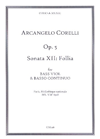 Sonata op.5,12 (Follia)