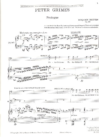 Peter Grimes op. 33