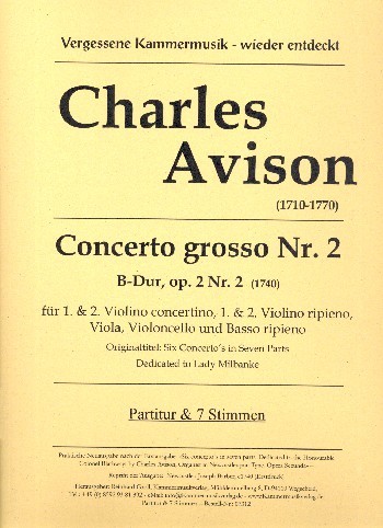 Concerto grosso B-Dur op.2,2