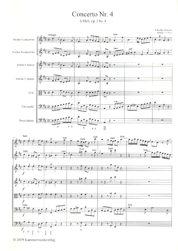 Concerto grosso h-Moll op.2,4