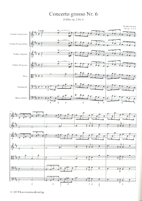 Concerto grosso D-Dur op.2,6