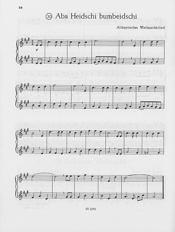 Lieder zur Weihnachtszeit