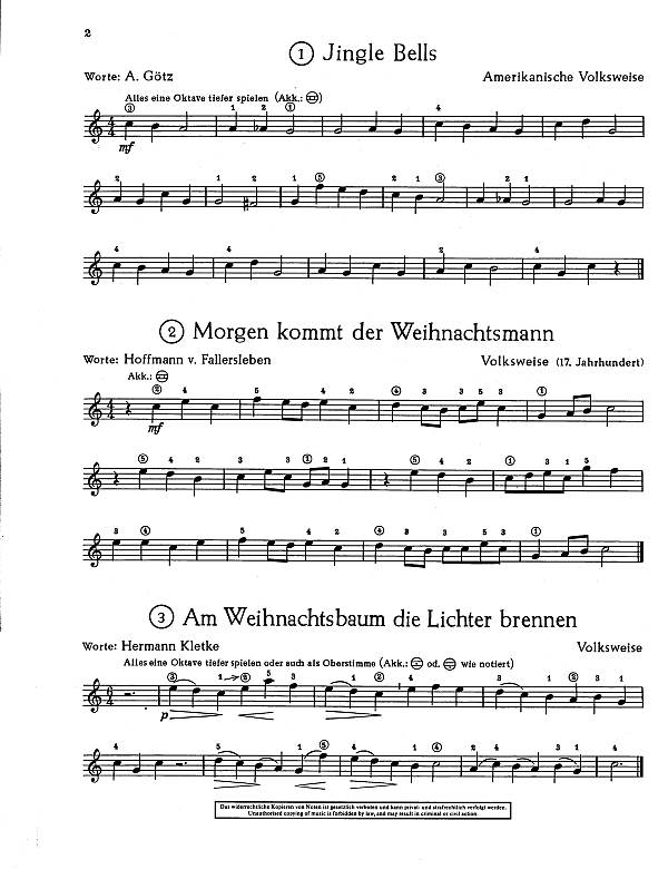 Lieder zur Weihnachtszeit