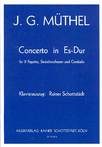 Konzert Es-Dur für 2 Fagotte, Streichorchester und Cembalo