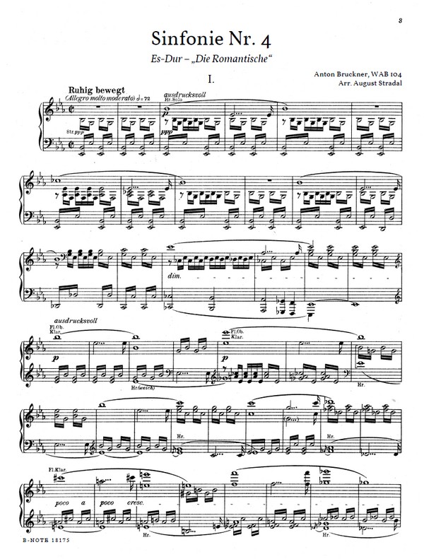 Sinfonie Es-Dur WAB 104 Nr.4 'Die Romantische' 