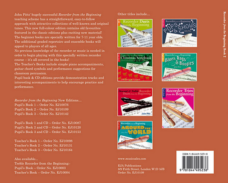 Recorder from the beginning : Pupils Book 2