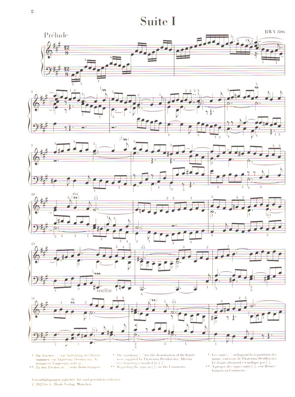 Englische Suiten Nr.1-6 BWV806-811