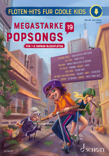 Megastarke Popsongs Bd.19 (+Online Audio)