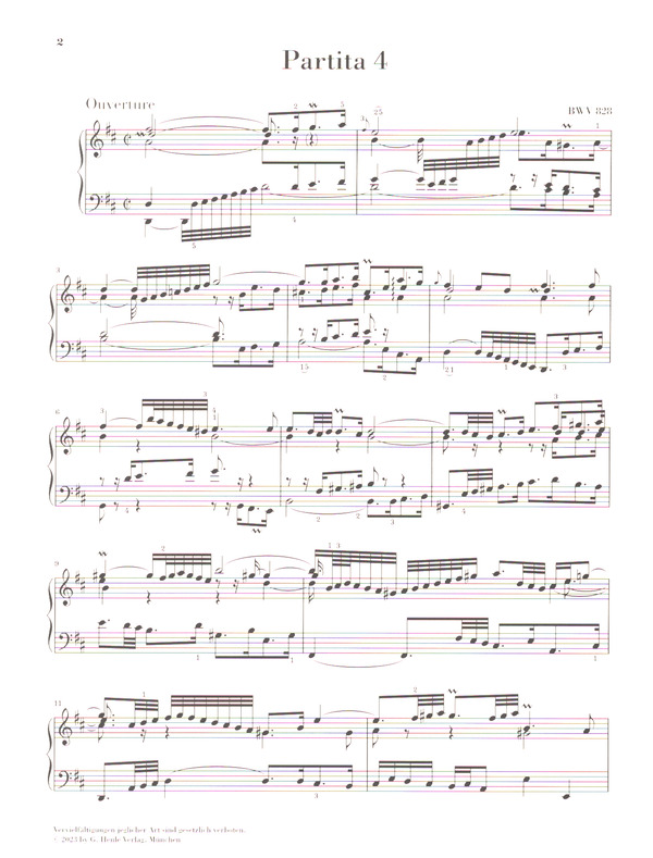 Partita D-Dur Nr. 4 BWV 828