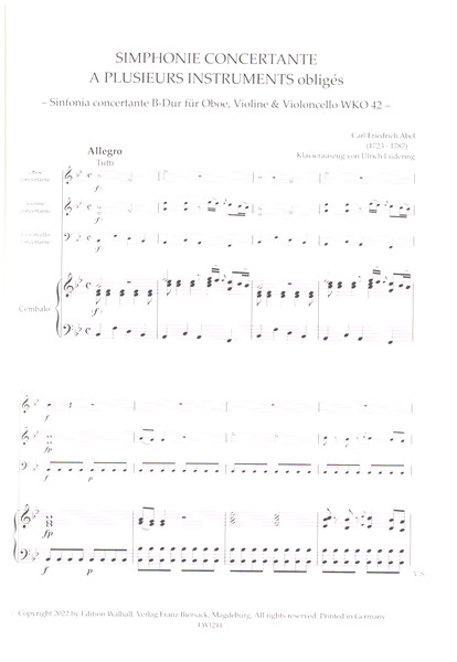 Sinfonia Concertante G-Dur Nr.1