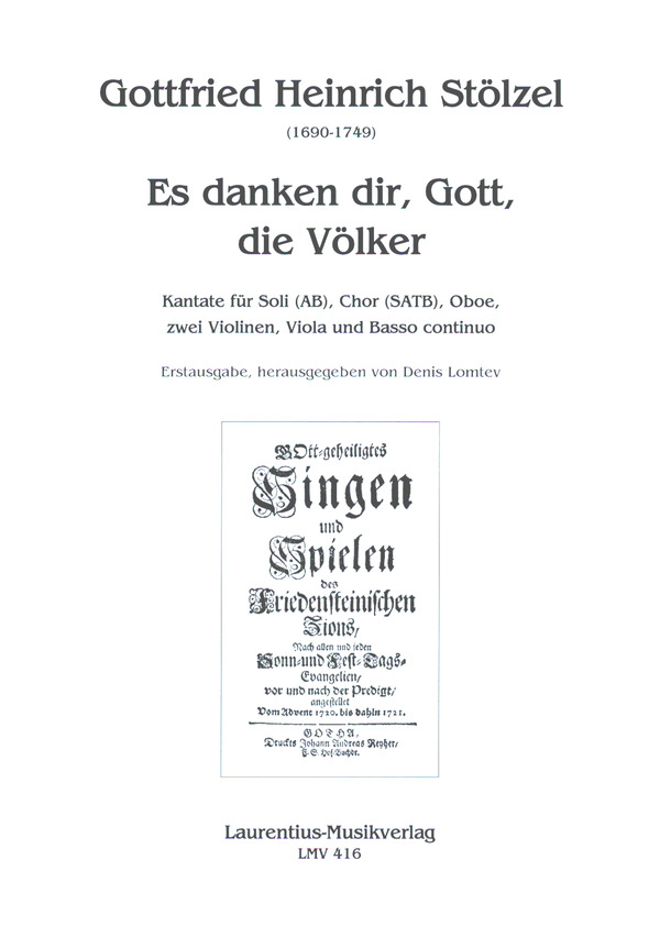 Es danken dir, Gott, die Völker