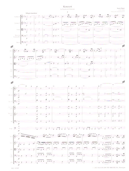 Konzert g-Moll
