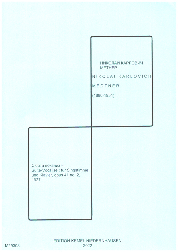 Suite-Vocalise op.41,2 (1927)