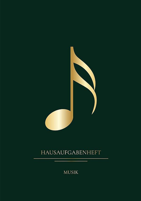 Hausaufgabenheft Musik Smaragd