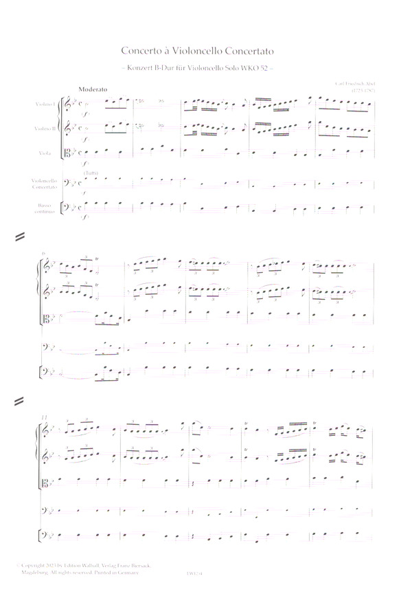 Konzert B-Dur Nr.1 WKO 52