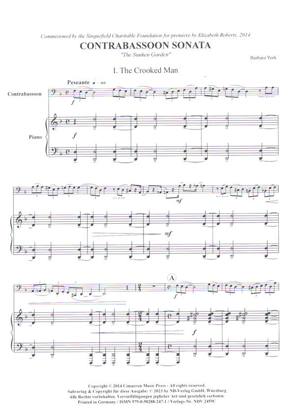 Kontrafagott Sonate (The Sunken Garden)