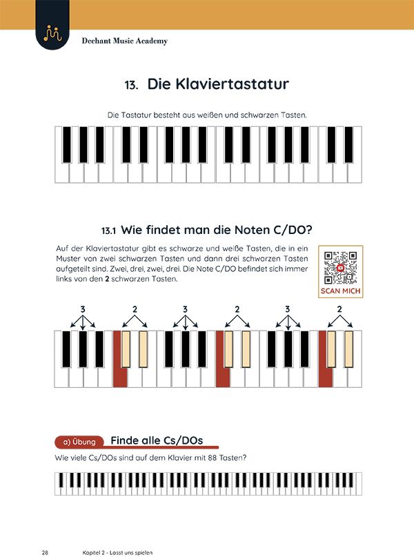 Spiele wie ein Profi - Klavier Anfänger Level 1 (+QR-Code)