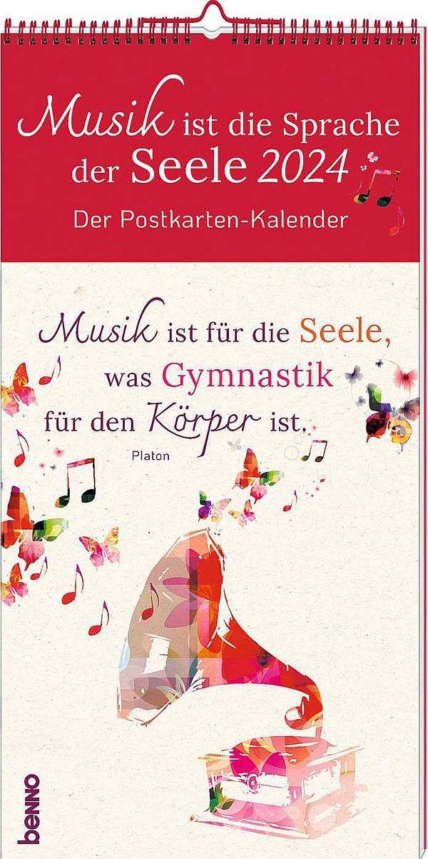 Kalender Musik ist die Sprache der Seele 2024