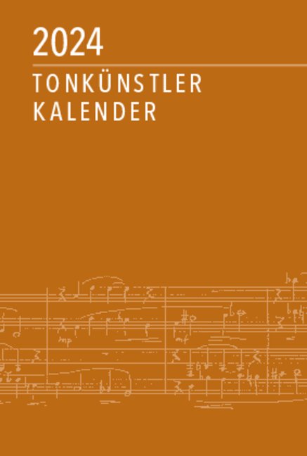 Tonkünstler-Kalender 2024