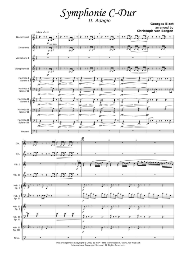Symphonie C-Dur 2.  Satz Adagio