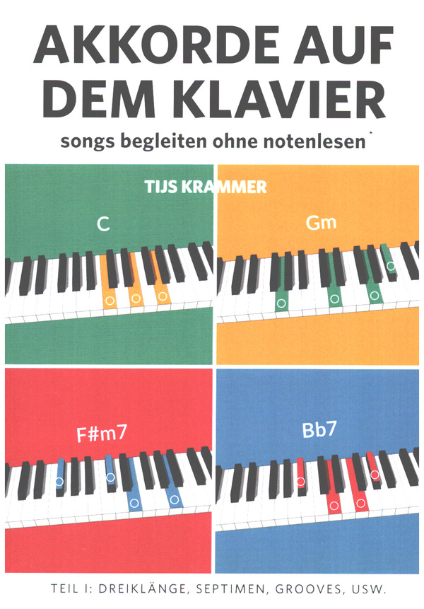 Akkorde auf dem Klavier Band 1