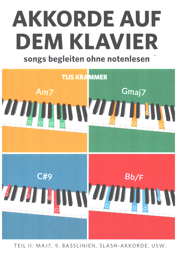 Akkorde auf dem Klavier Band 2