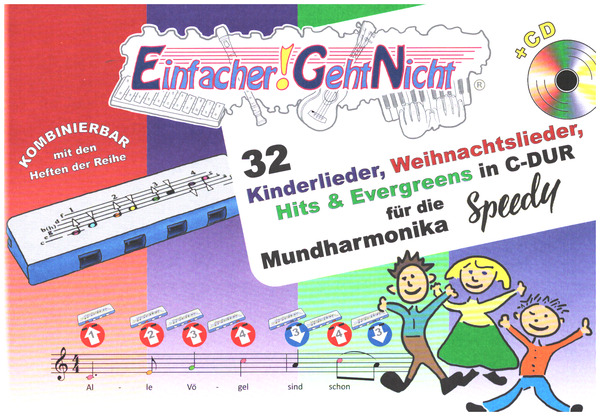 32 Kinderlieder, Weihnachtslieder, Hits & Evergreens in C-Dur (+CD)