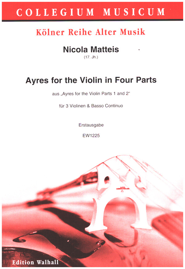 Ayres for the Violin in Four Parts
