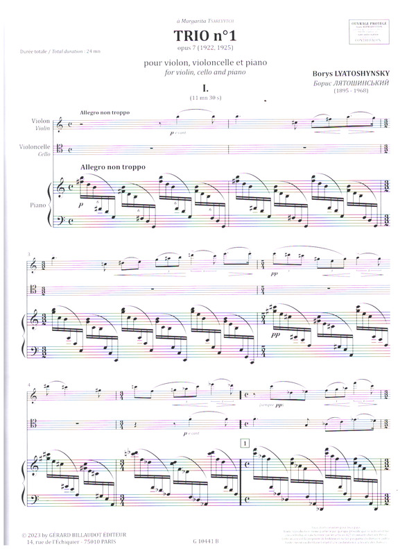 Trio No. 1 op. 2