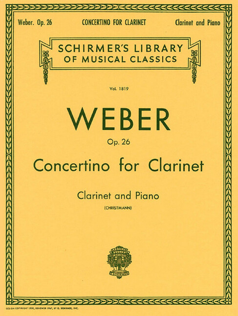 Concertino for Clarinet and Orchestra op.26